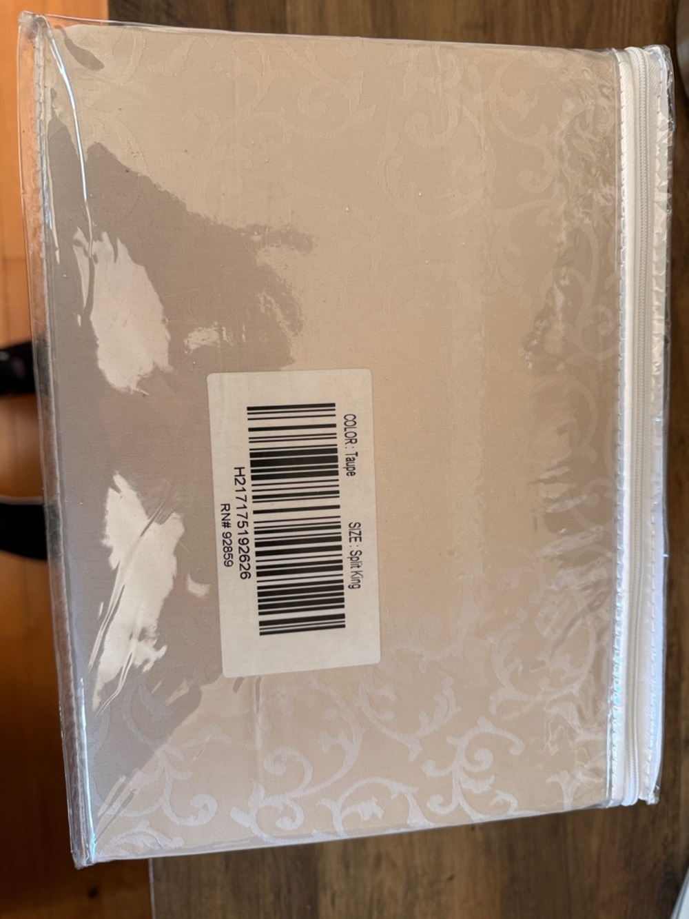 Northern Nights dark taupe Wrinkle-Defense Sheet Set - Picture 2 of 2